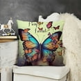 thumbnail image 2 of YINGXI Themed I Know is A Beautiful Place Because They Have My Colorful Decorative Throw Pillow Case for Home Living Room Decor,in Loving Memory of Gift 12x12in, 2 of 5