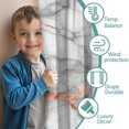 thumbnail image 3 of Blackout Kids Curtains,White and Copper Marble Pattern Children's Insulated Curtains Set Of 2,Bedroom Essentials,Toddler Room Decor 52"x84", 3 of 5