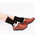 thumbnail image 3 of Button socks Lace socks Wool leggings Wool fashion boot covers, 3 of 6