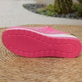 thumbnail image 6 of CQONEPT Walking Tennis Shoes for Womens Knit Slip on Breathable Mesh Sneakers Comfortable Sneaker Elastic Sock Slip On Lightweight Non-Slip Fall Shoes Size 6 Hot Pink, 6 of 8