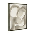 thumbnail image 3 of Stupell Industries Contemporary Swirling Abstraction Abstract Painting Gray Floater Framed Art Print Wall Art, 25 x 31, 3 of 9