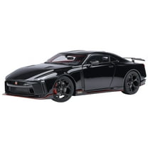 Nissan GT-R50 By ItalDesign Black and Matt Black 1/18 Model Car by Autoart