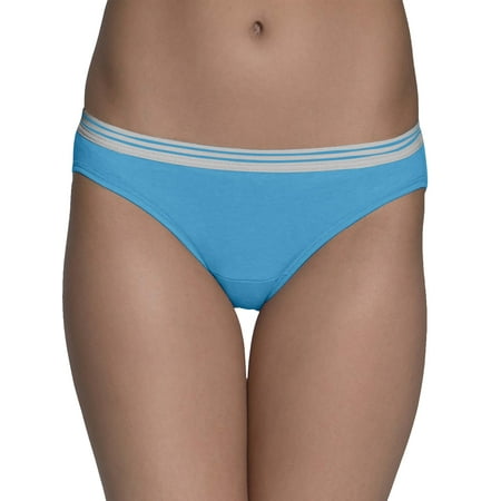 Fruit of the Loom Women's Heather Low-Rise Hipster, 6 Pack