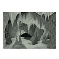 thumbnail image 1 of Cave Cutting Board, Inside the Cavern with Stalagmites Speleology Theme Cartoon Style Grotto in Greyscale, Decorative Tempered Glass Cutting and Serving Board, Small Size, Pearl Grey, by Ambesonne, 1 of 1