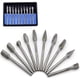 thumbnail image 1 of 10 fresas rotativas de carburo de tungsteno, cabezal de pulido de metal para herramientas rotativas Dremel, amoladoras, carpintería, grabado y pulido de metales., 1 of 7