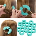 thumbnail image 2 of 12PCS Heatless Curlers Sponge C-Shape Rollers Hair Curlers Reusable Hair Rollers for Long Hair Heatless Blowout, 2 of 8