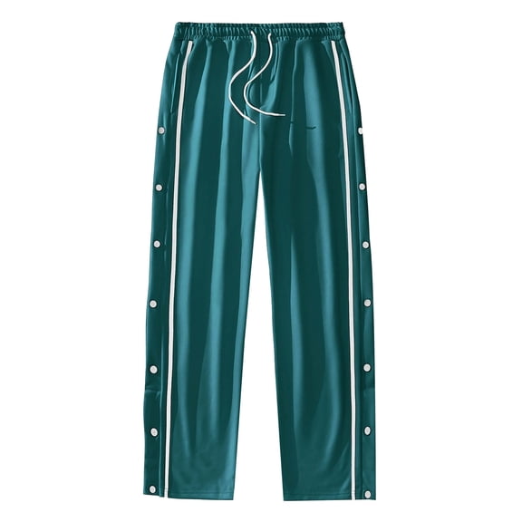 oqasdz Men's Pants Patchwork Sweatpants Casual Drawstring Pants Sports Athletic Joggers Trousers with Pockets Outwear Sweat Pants