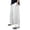 White, variant on LYHaoo Boys Casual Loose Fit Straight Leg Pants Lightweight Breathable Summer Trousers For Outdoor Play Wide Leg Pants for Boys(Black)