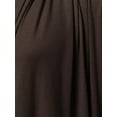 thumbnail image 4 of FashionOutfit Women's Solid Jersey Knit Draped Open Front Long Sleeves Cardigan, 4 of 4