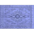 thumbnail image 1 of Ahgly Company Machine Washable Indoor Rectangle Abstract Blue Modern Area Rugs, 2' x 4', 1 of 4