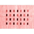 thumbnail image 1 of Ahgly Company Indoor Rectangle Solid Red Modern Area Rugs, 7' x 10', 1 of 4