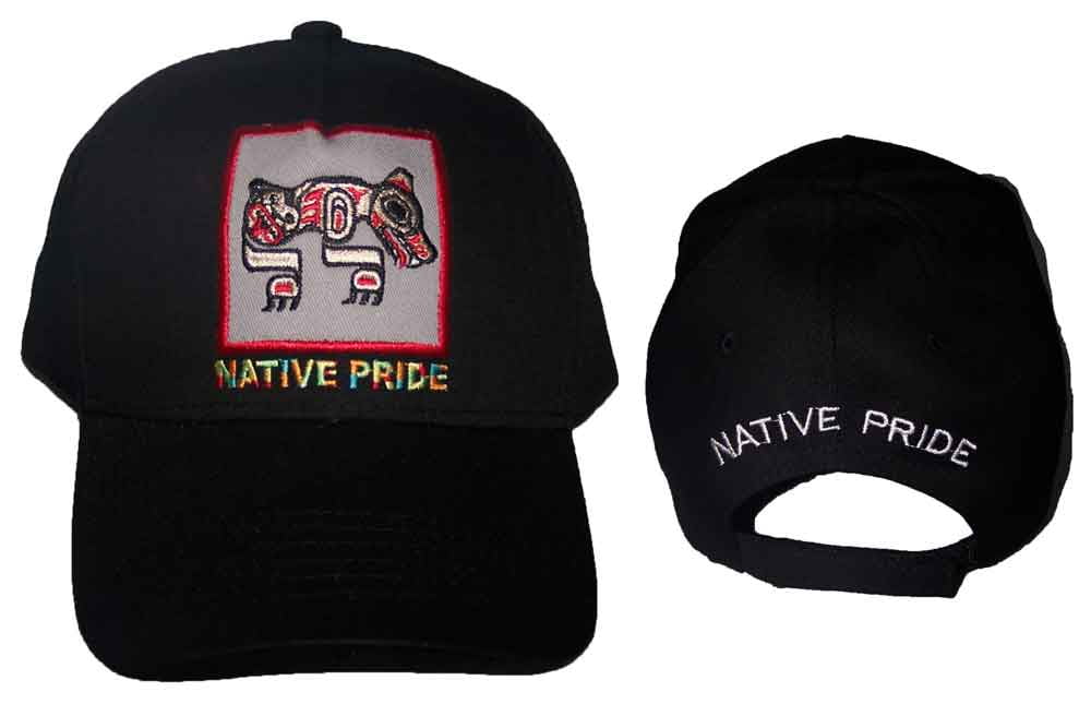 Eskimo Wolf Native Pride Embroidered 