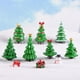 thumbnail image 2 of Pequeños ornamentos del árbol de navidad de la resina preciosa del ornamento miniatura ligero para el hogar, 2 of 5