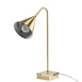 thumbnail image 3 of Resenkos 20.5" Modern LED Desk Lamp with Crystal Decoration,with Clear Cord and Switch,Gold, 3 of 7