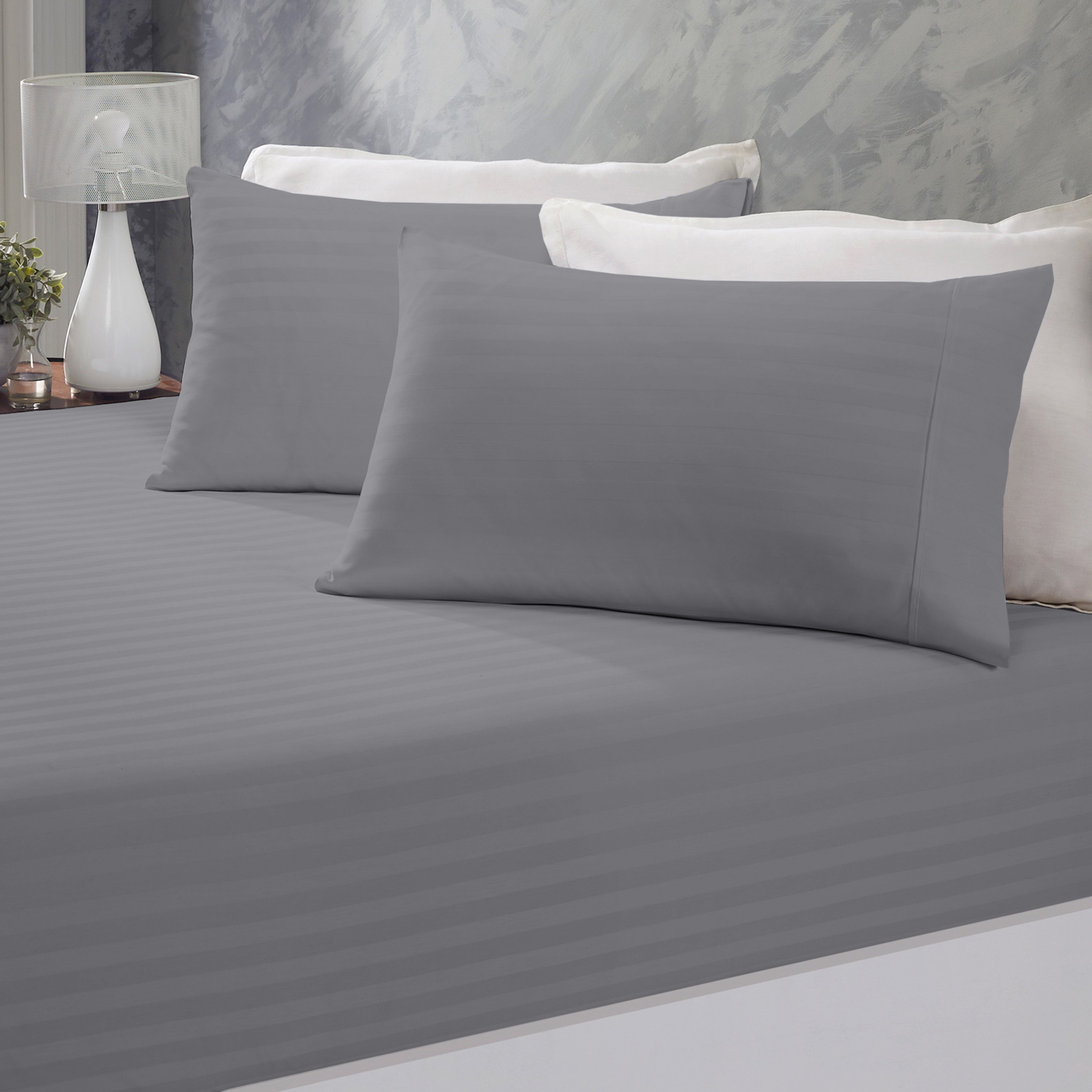 EnvioHome 100 Premium Cotton Damask Stripe Luxury Super Soft