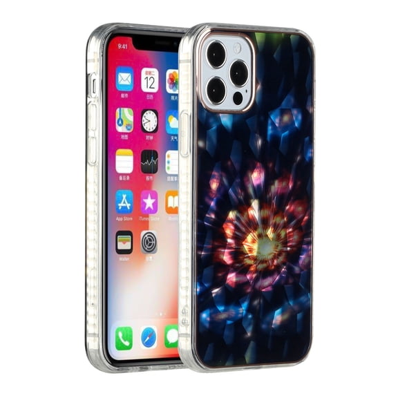 Case for Apple iPhone 11 (6.1") Colorful Holographic 3D Effect Electroplated Design Hybrid Slim TPU Armor Phone Cover for iPhone 11 by Xpm - Aura Universe