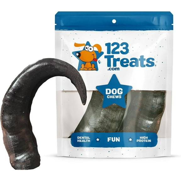Buffalo Horns Chews for Dogs -Large (2 Count)