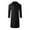 Black, variant on Mens Christmas Santa Coat Xmas Fuzzy Trim Long Cardigan Hoodies Winter Heavyweight Lined Trench Coats Men's Fashion Black Size: S