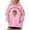 Pink, variant on Women's Cat Carrier Hoodie Oversized Long Sleeve Drawstring Pullover Sweatshirt with Pet Holding Pouch for Pet Lovers, L