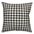 thumbnail image 2 of Creative Products Black and White Houndstooth Plaid 16 x 16 Spun Poly Pillow, 2 of 3