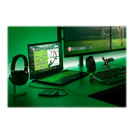 Seagate - Barracuda Fast 2TB External USB 3.0 Portable Solid State Drive - Black