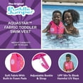thumbnail image 3 of Puddle Jumper AquaStar Fabric Toddler Swim Vest, Sun, Up to 40 lbs Weight Capacity, 3 of 14