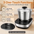 thumbnail image 2 of Casualife 7.4 QT Automatic Electric Dough Maker, Multi-Functional Dough Mixer with Ferment Mode for Bread and Pizza, 2 of 8