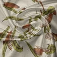 thumbnail image 5 of Ambesonne Botanical Valance Pack of 2, Classical Cacao Plant, 54"X18", Grey Yellow Dark Rust, 5 of 5