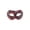 B001- Black, variant on White Halloween Eye Mask with Half Mask Design in 5.5 X 4 Inch, Scary Mask for Masquerade Mask and Mask, Ideal As Halloween Mask for Gift