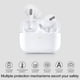 thumbnail image 4 of Estuche de Carga CCAN para AirPod Pro 1ra y 2da Generación Blanco, 4 of 7