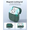 thumbnail image 4 of Funda para AirPods 4 ESR HaloLock con MagSafe Green, 4 of 9
