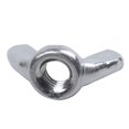thumbnail image 4 of M6 Thread Dia Stainless Steel Wing nut Butterfly Wing Nuts 10 Pcs,10 Pcs x Wing Nut,Silver, 4 of 8