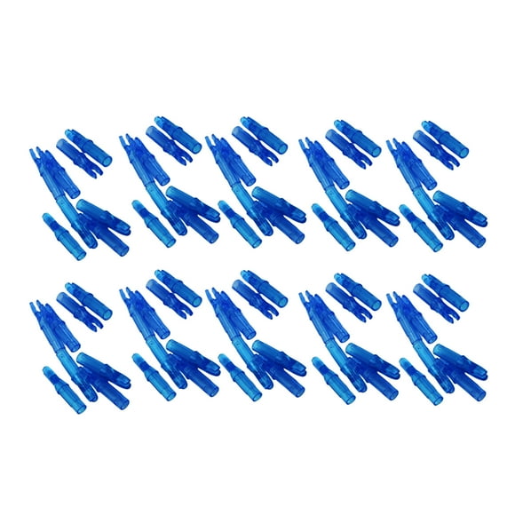 Arrow Nocks Remplacement, 100pcs Tir à l'Arc Flèche Nock Insert en Plastique Flèche Nocks Tir à l'Arc Flèche Nock Précision