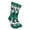 Dark Green / Black / White, variant on Unisex Maple Leaf Printed Warm Cotton Colorful Casual Athletic Crew Socks - Navy / Green / Off White, Size 10-13, 1 Pair