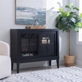 thumbnail image 2 of Powell Quentin 2-Sliding Door Accent Cabinet, Midnight Blue, 2 of 15