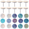 thumbnail image 1 of HEATSHAKING 30Pcs Map Push Pins Assorted Color Round Head Plastic for Office Use, 1 of 6