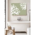 thumbnail image 6 of Coral Sage Green Wall Art for Living Room,Canvas Picture Wall Decor for Bathroom Bedroom,Coastal White Ocean Marine Nautical Beach Painting Artwork for Office Hallway Dining Room Decor 24"x32", 6 of 8