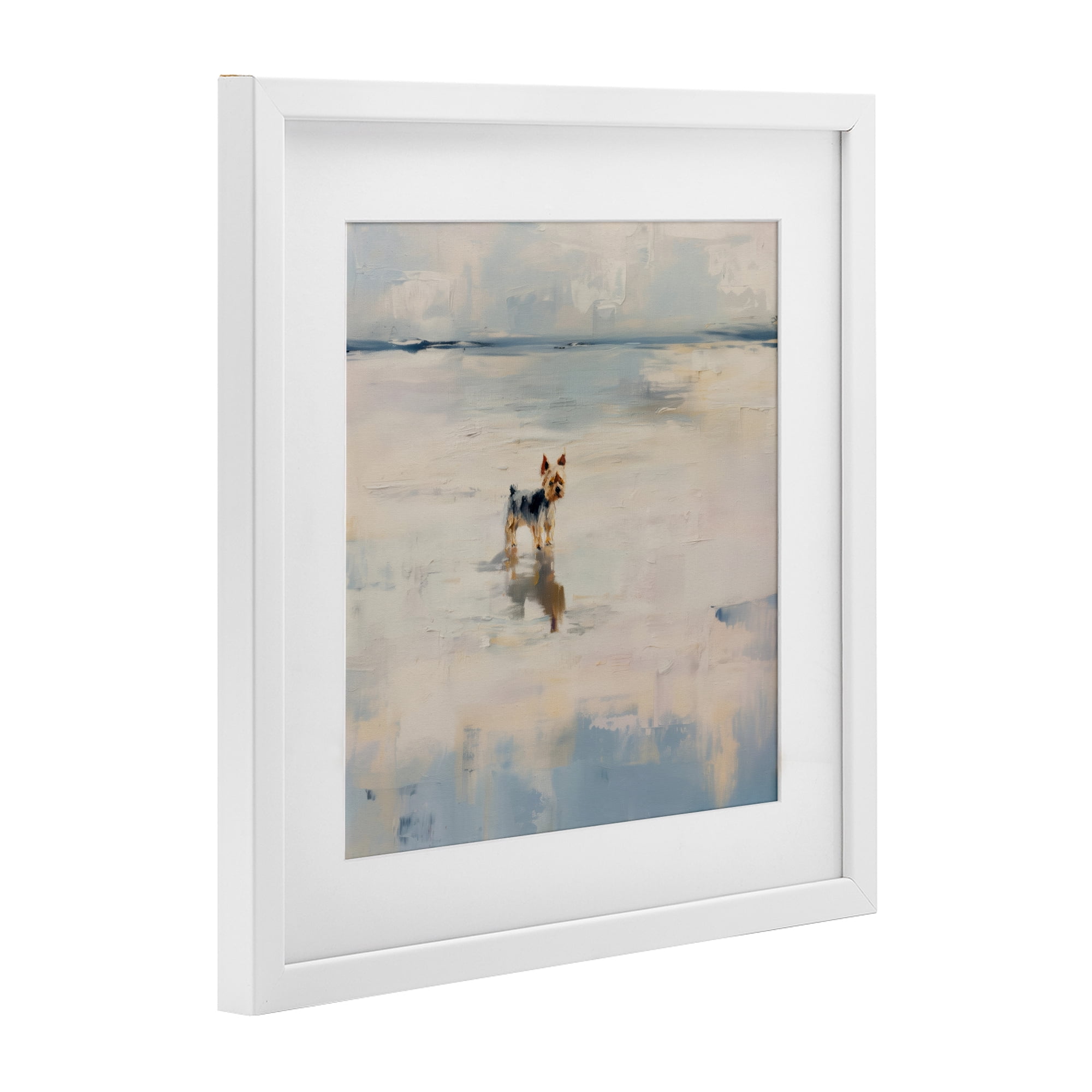 Stupell Industries Quiet Moment By The Sea White Framed Print Under Glass, design by Svetlana Aleynikova