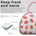 thumbnail image 3 of Lunch Bag Women,Lunch Box for Women Adult Men,Small Leakproof Strawberry Lunch Tote Large Capacity Reusable Insulated Cooler Lunch Container for Work Office Picnic, 3 of 7