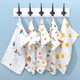 thumbnail image 2 of Toalla para niños, toalla cuadrada de algodón de seis capas, toalla de lavado de gasa de seis capas, toalla para niños de algodón lavado, toalla con boca de agua estampada, 2 of 6