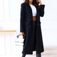 thumbnail image 5 of Vedolay Winter Coat Women Buttons Solid Winter Coat Fall Coat for Women Black,XL, 5 of 5