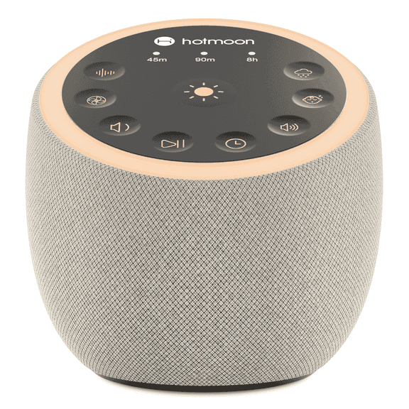 Hotmoon Cocoon 2 White Noise Sound Machine with 40 Sound, Dual Speaker ,Noise Reduction Adult Sleep Aid, Yoga, Meditation