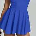 thumbnail image 5 of Haivin Robe Courte Sans Manches à Col Suspendu Ajustée pour Femmes, Robe de Course Extérieure Anti-Éblouissement, Robe de tennis yoga Entraînement Physique, Robe Sans Manches à Col Rond, 5 of 5