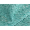 thumbnail image 4 of Ambesonne Blue and White Quilted Bedspread Set 3 Pcs, Polka Dot Pattern, Queen Size, Turquoise Seafoam, 4 of 5