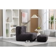 thumbnail image 5 of Modern Soft Memory Foam Bean Bag Chair with Ottoman, for Adults and Children, 5 of 22