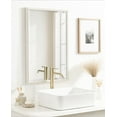 thumbnail image 6 of Kate and Laurel Makenna Traditional Rectangle Wall Mirror, 20 x 30, Soft White, Beaded Vintage Bathroom Mirror with Ornate Detailing and Beveled Edge Design, 6 of 7