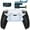 Rubberized White Black - White, variant on eXtremeRate RISE4 Plus MAX Back Paddles Kit with Clicky Trigger Stops & Rubberized Grip for PS5 Controller BDM-010 020, Remappable Back Buttons Kit for PS5 Controller - Black - NO Controller