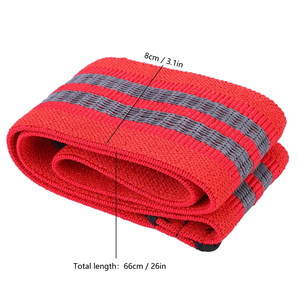 3 Colors Workout Bands, Pilates Flexbands Resistance Hip Glute Exercise