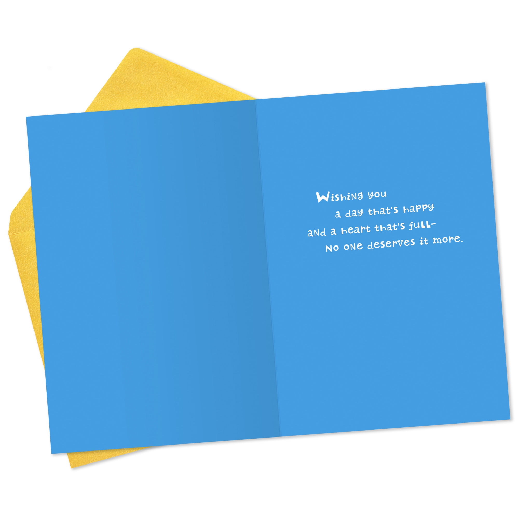 Hallmark Birthday Card (Wishing You a Full Heart)