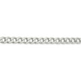 thumbnail image 6 of Auriga Fine Jewelry 925 Sterling Silver 7.5mm Curb Chain Bracelet 7 inch for Women, 6 of 6